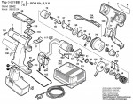 Bosch 0 601 939 786 GDR 50 Cordless Percus Screwdriv 7.2 V / GB Spare Parts GDR50